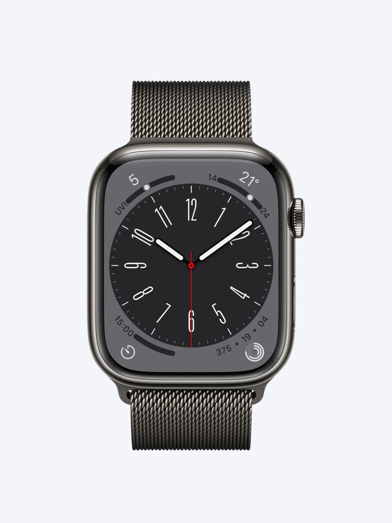 Apple Watch Series 8 41mm Milanese Loop Graphite-1