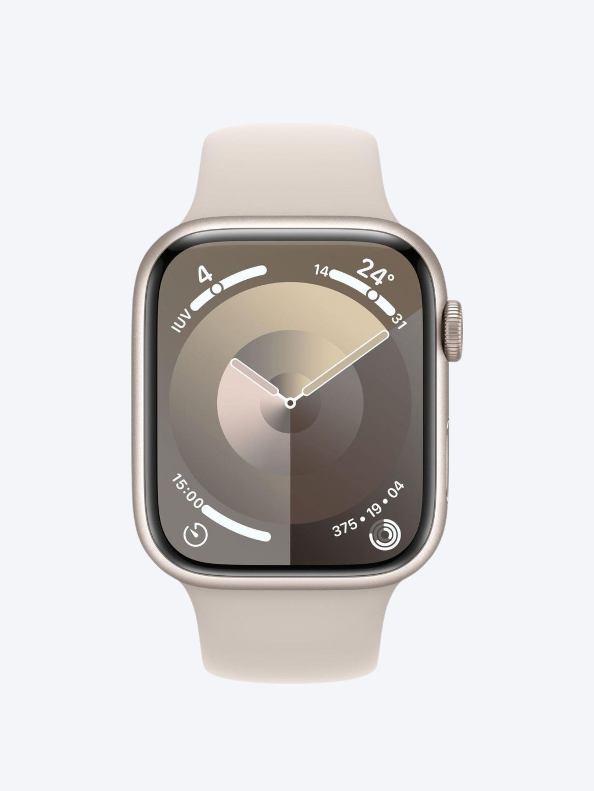 Apple Watch Series 9 45mm Sport Band - Starlight-1