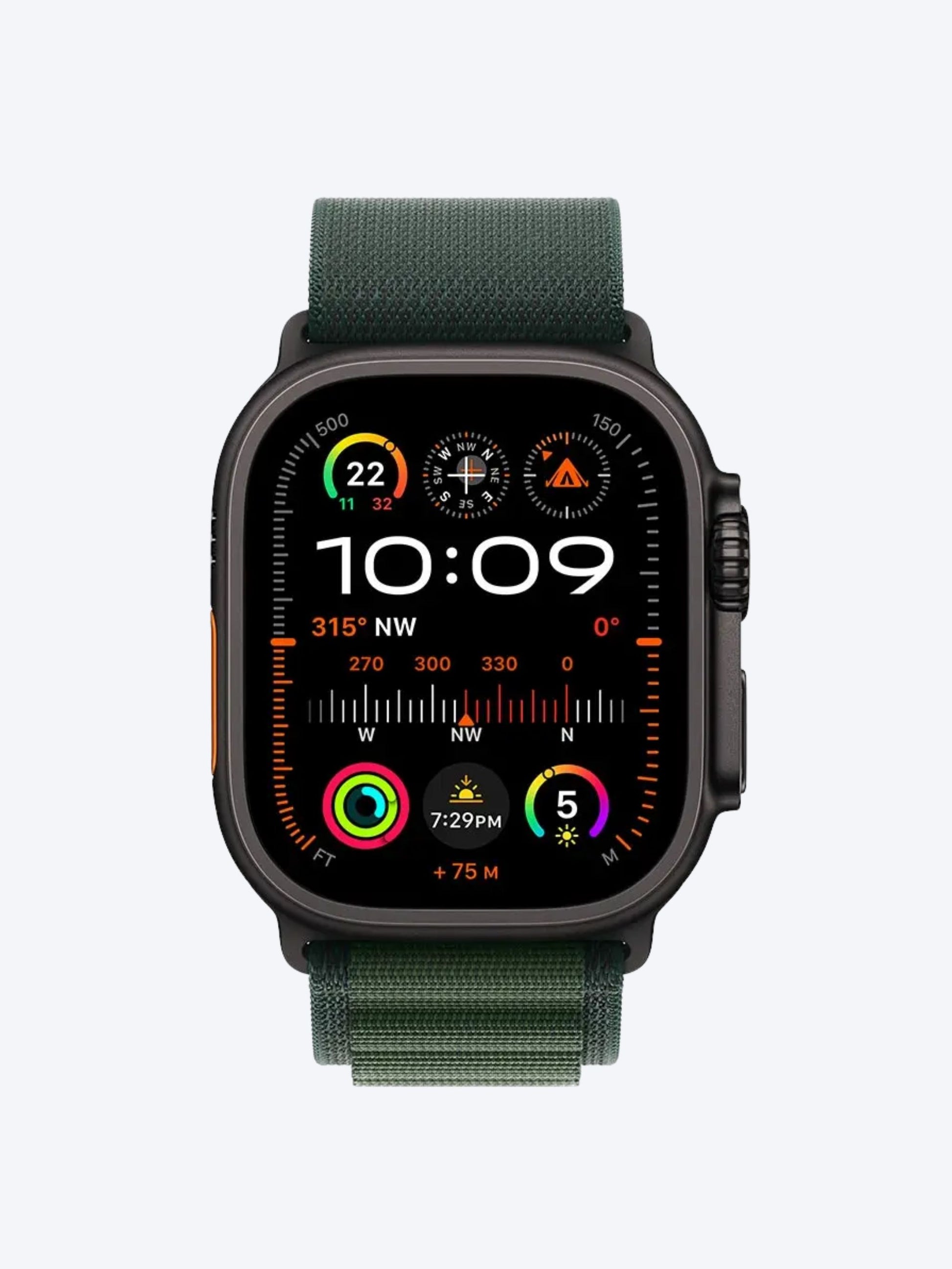 Apple Watch Ultra 2 49mm Dark Green Alpine Loop-1