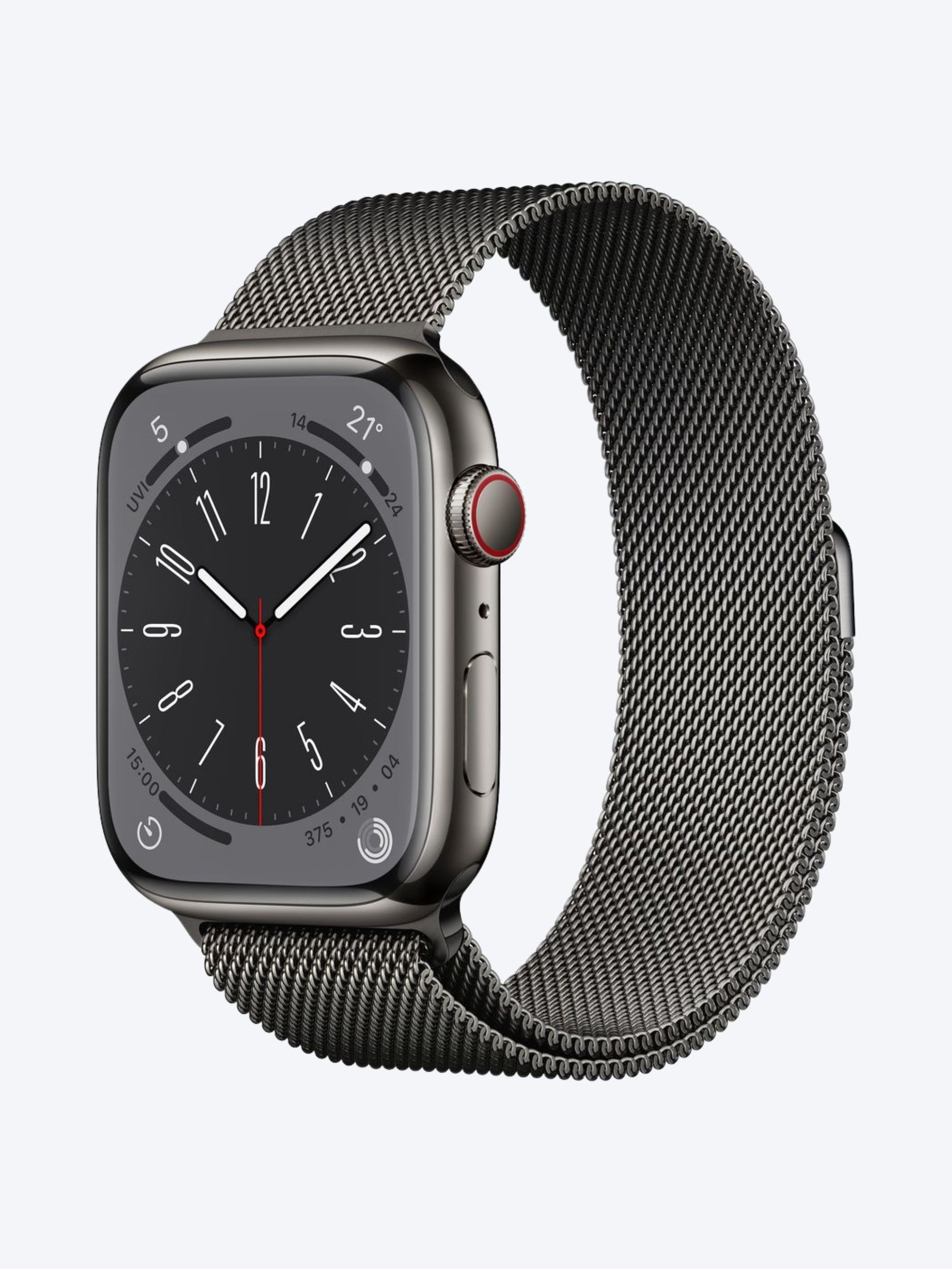 Apple Watch Series 8 41mm Milanese Loop Graphite-2