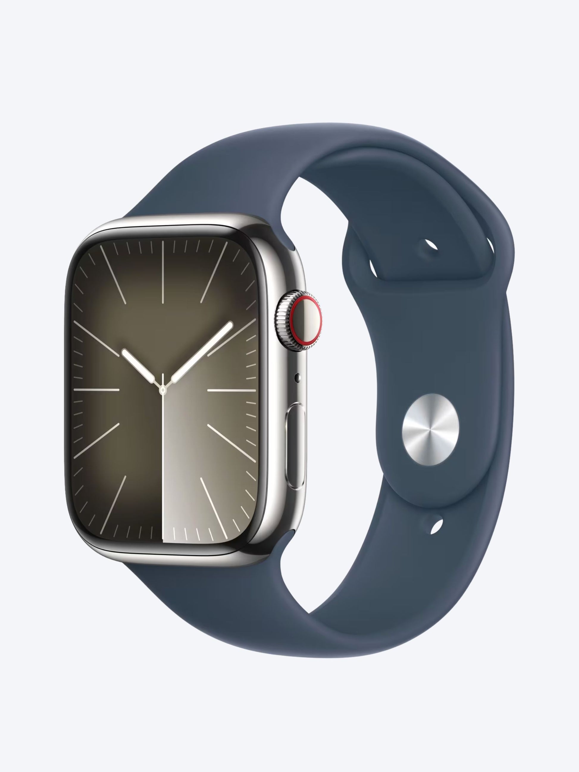 Apple Watch Series 9 41mm Stainless Steel Sport Band - Silver-2