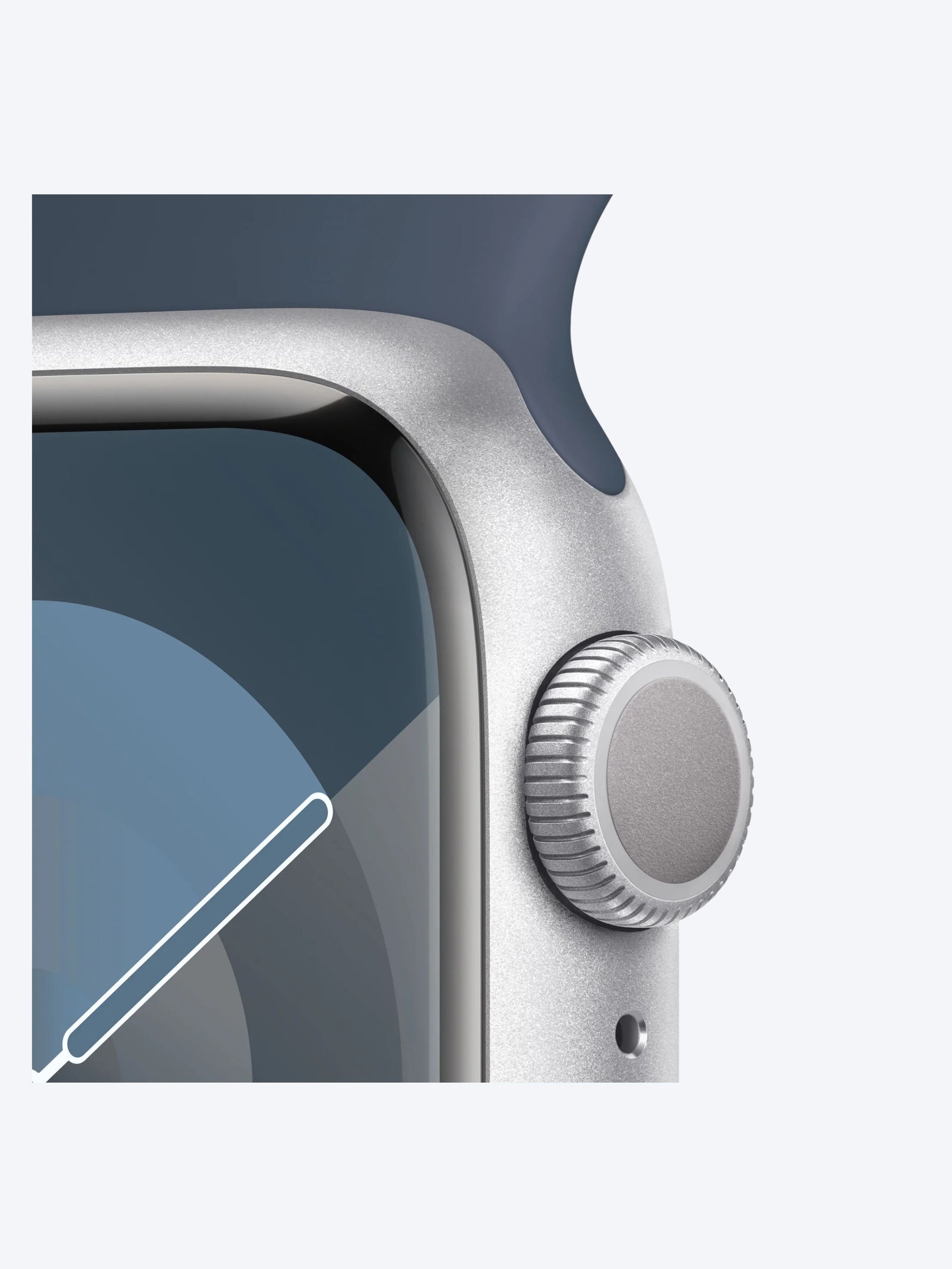 Apple Watch Series 9 41mm Stainless Steel Sport Band - Silver-3