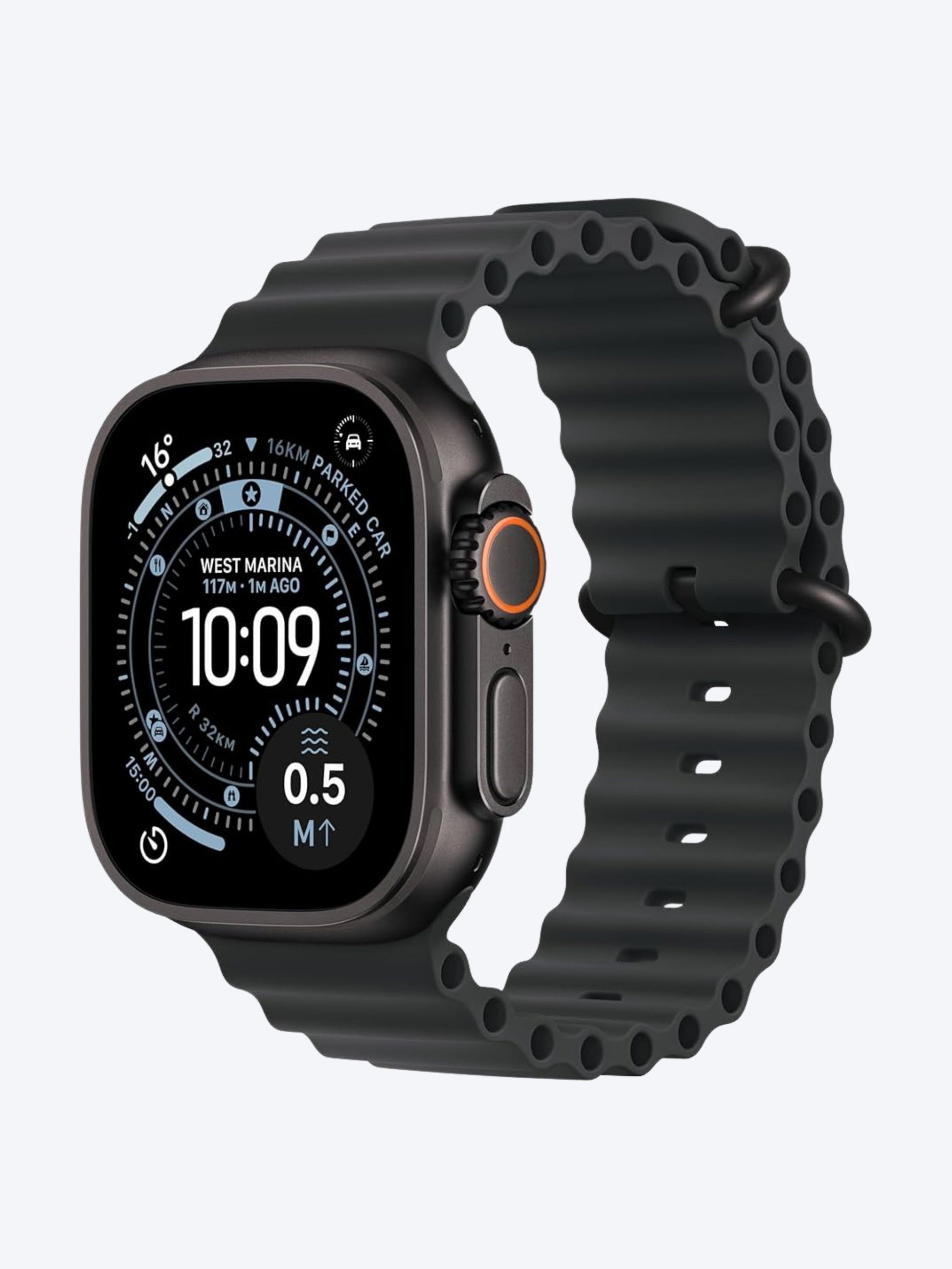 Apple Watch Ultra 3 49mm - Black Ocean Band-2