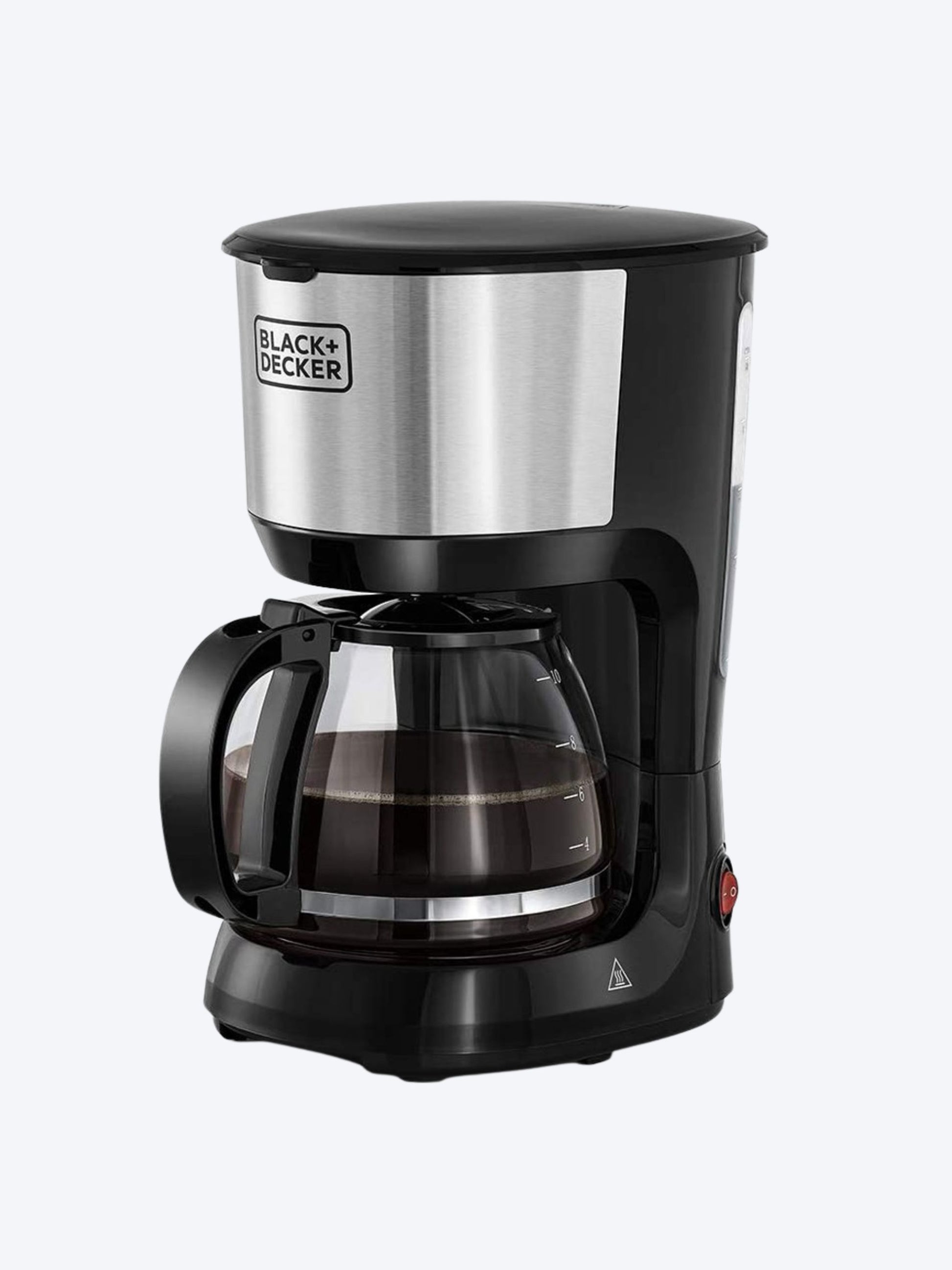 Black+Decker 750W Coffee Machine With Glass Carafe Dcm750S-B5-1