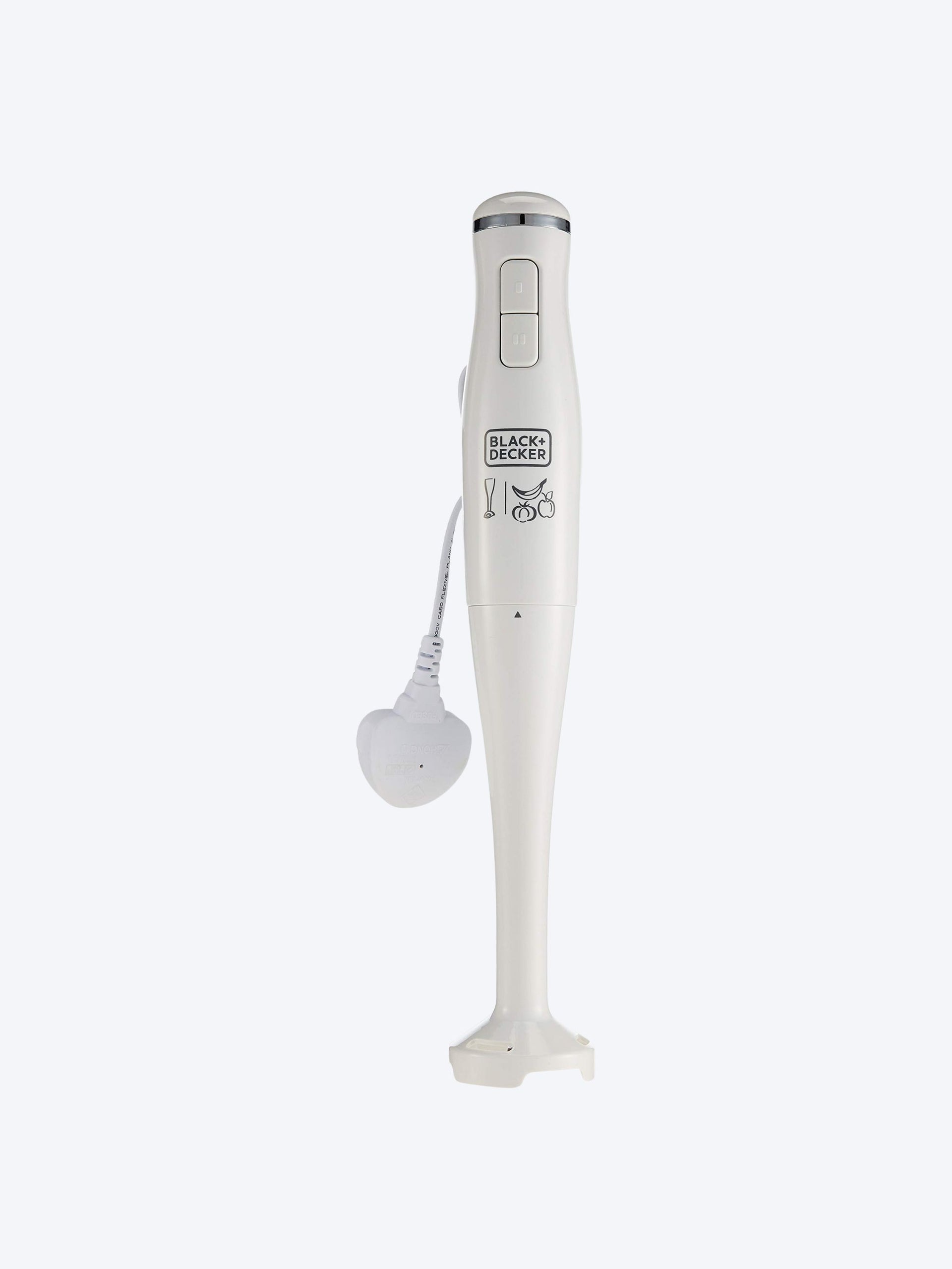 Black+Decker 300W Stick Blender, White SB2500-B5
