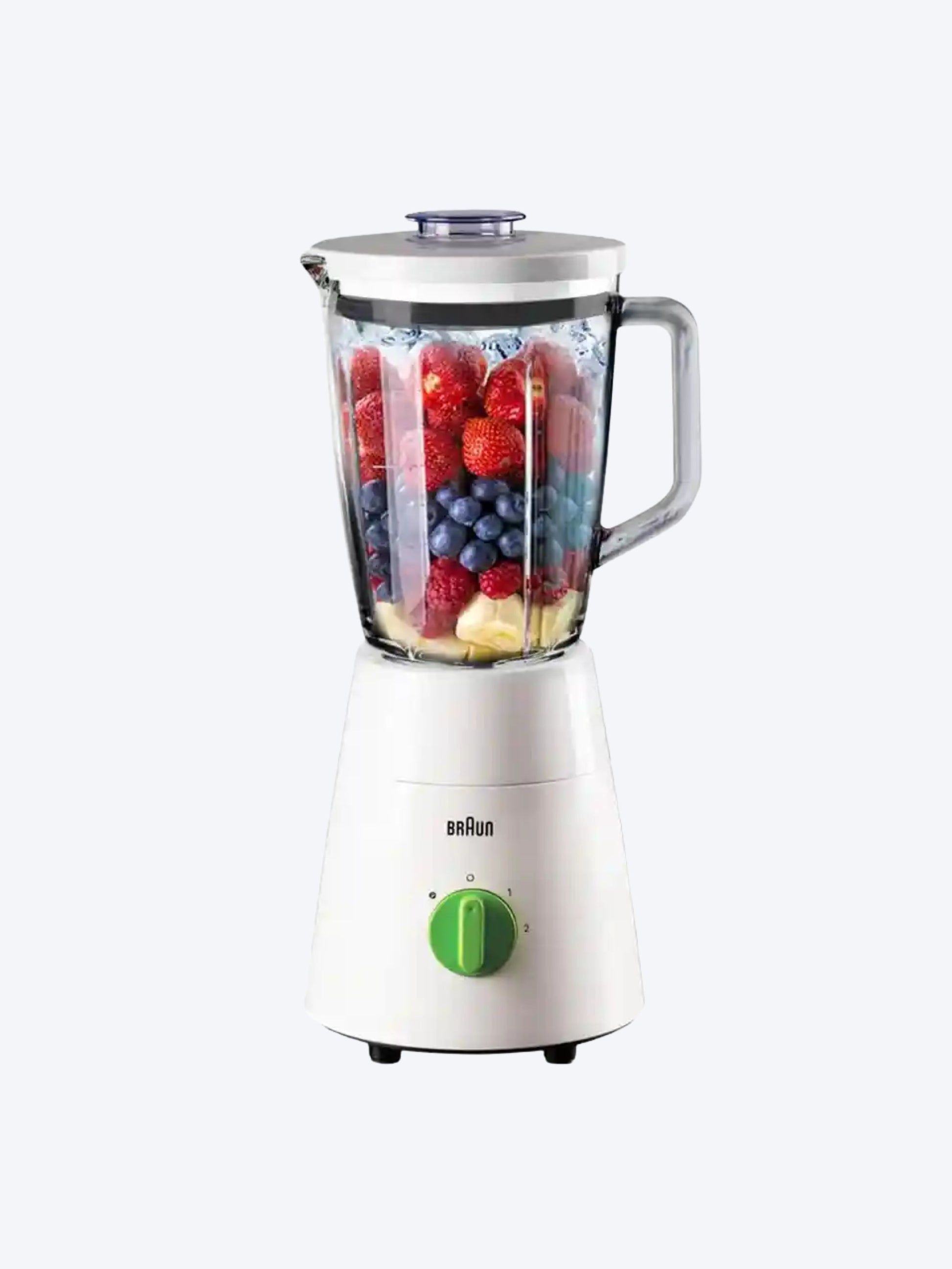 Braun Power Blend 1 Jug Blender 500W, Glass, 1.5L, 2 speeds JB 0153-1