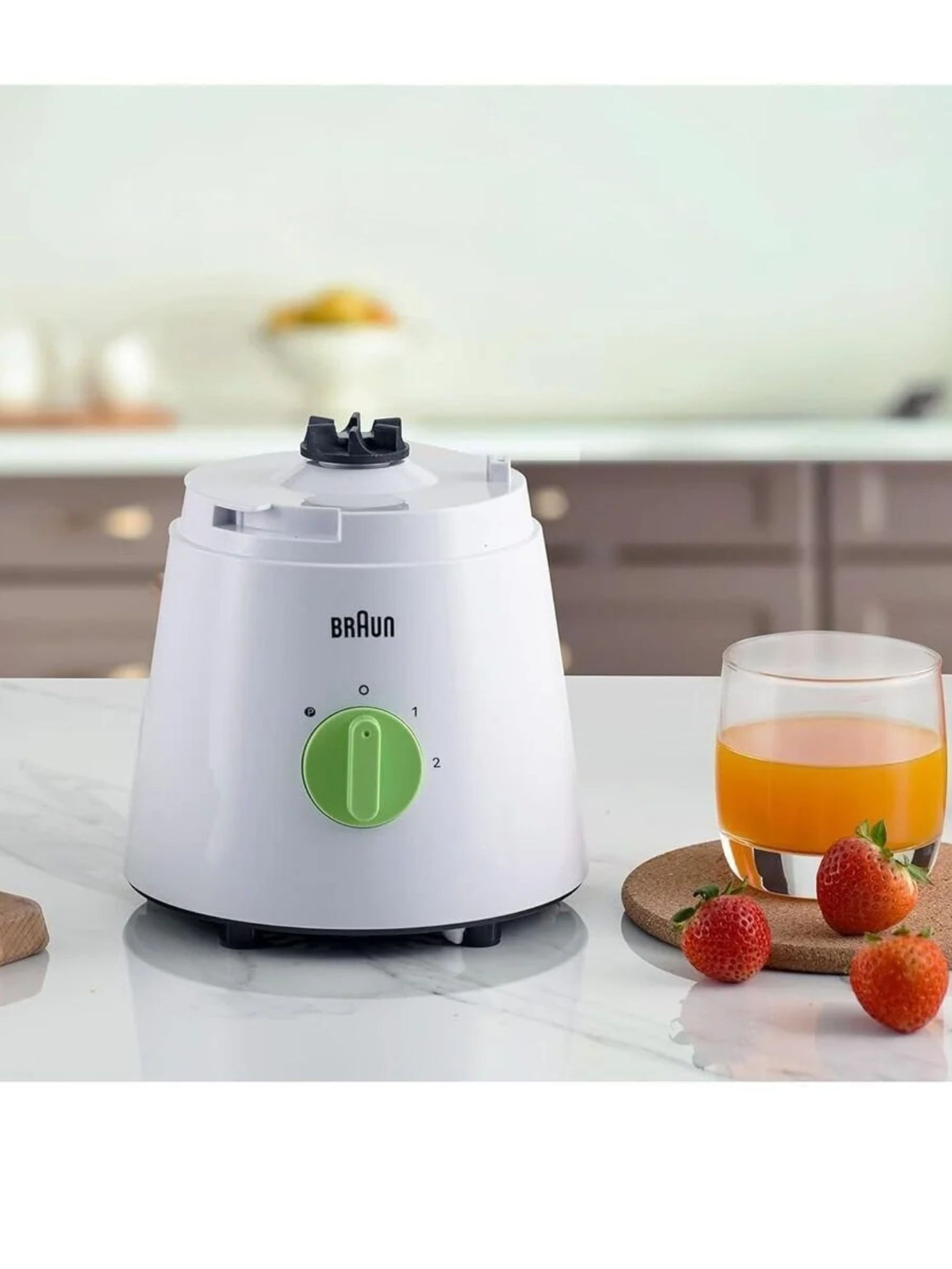 Braun Power Blend 1 Jug Blender 500W, Glass, 1.5L, 2 speeds JB 0153-3