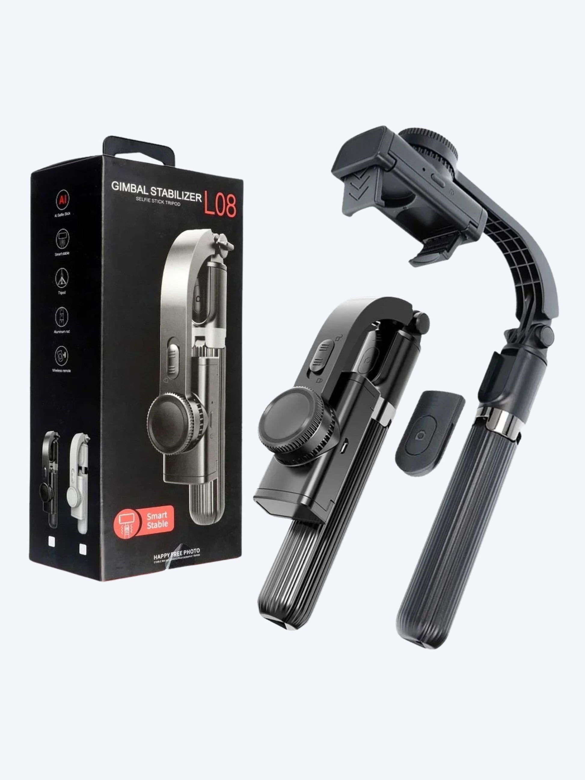Gimbal L08 Stabilizer Selfie Stick for Smartphone-2