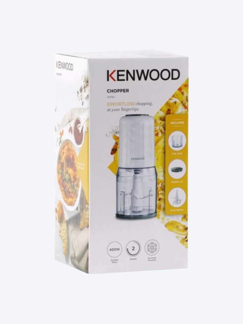 KENWOOD Chopper 400W Electric Food Chopper with 500ml Bowl CHP40-3