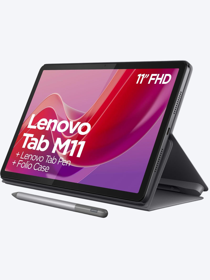 Lenovo Tab M11 11 inch 4GB 128GB 4G-Wi-Fi Tablet Folio Case & Lenovo Pen-1