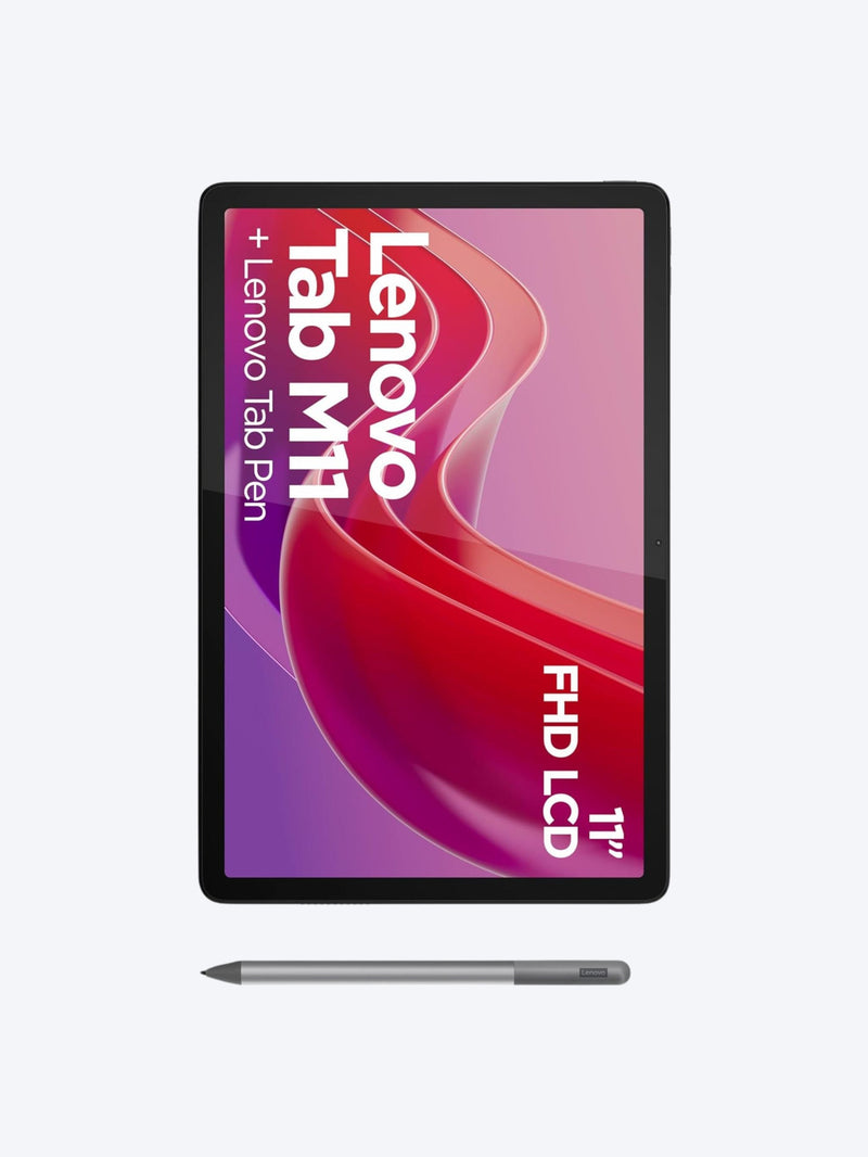 Lenovo Tab M11 11 inch 4GB 128GB 4G-Wi-Fi Tablet Folio Case & Lenovo Pen-2